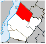 Boucherville Quebec location diagram